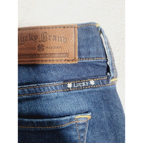 Lucky Brand Women’s Sofia Boot Jeans Size 6/28 Dark Wash 32” Inseam Bootcut NWT - Picture 5 of 16